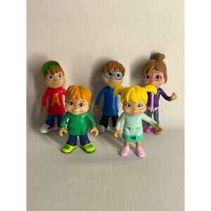 Alvin & The Chipmunks Chipettes 2016 Mattel Figures Set LOT Of 5